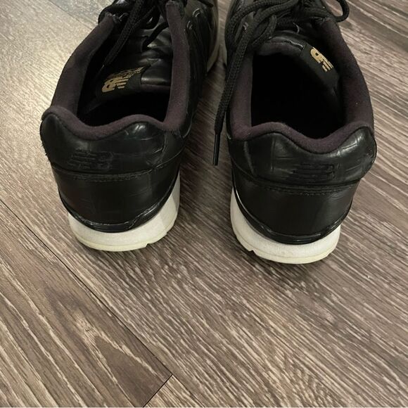 New balance Leather 696 Black/White WL696CRB - Picture 5 of 9